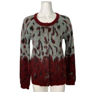 Scotch And Soda Maison Scotch Biker Cardigan Sweater 2 Mohair Wool